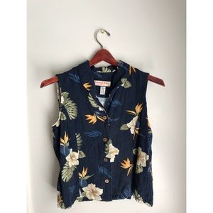 Vintage Button Down Hawaiian Shirt